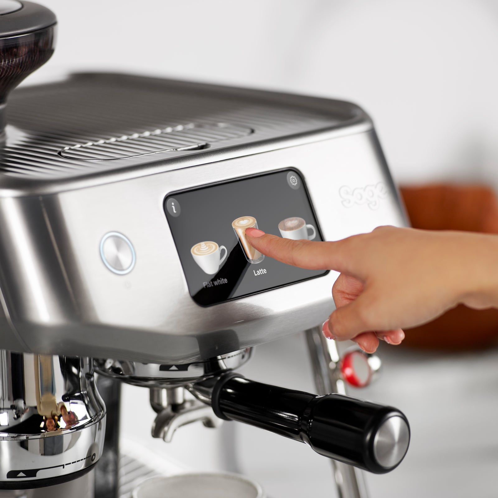 Sage SES985BSS Espressomaskin Børstet Rustfritt Stål