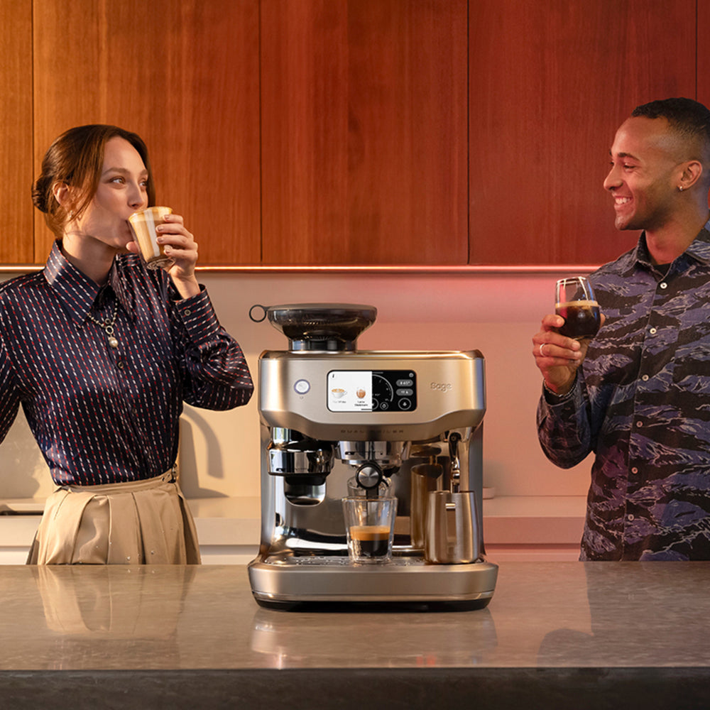 Sage SES995BSS Oracle Dual Boiler -espressokone, harjattu ruostumaton teräs