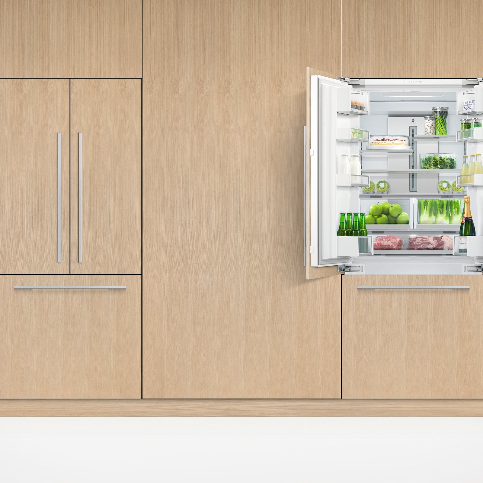 Fisher & Paykel RS80A2 Kjøl/frys Integrert