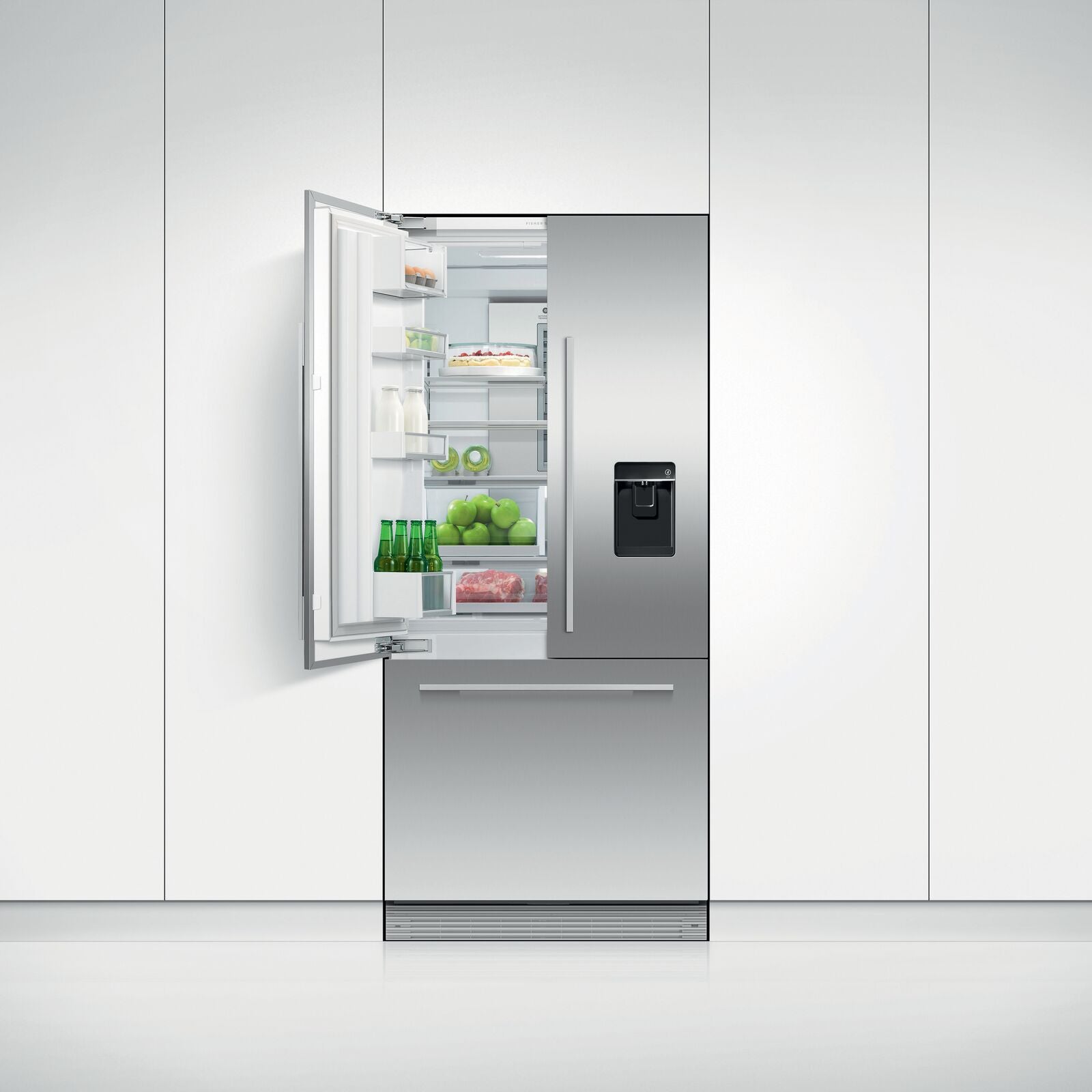 Fisher & Paykel RS80AU2 Fridge/freezer Integrated