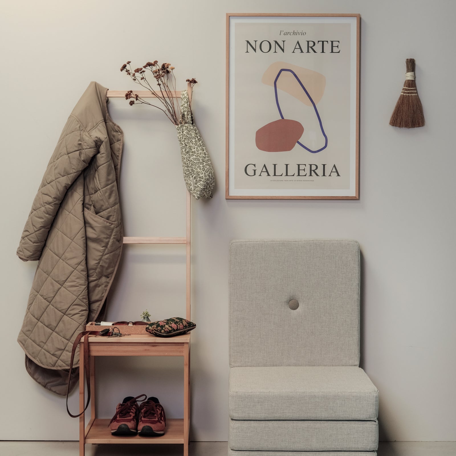 By KlipKlap KK 4 Fold Beige hiekanvärinen