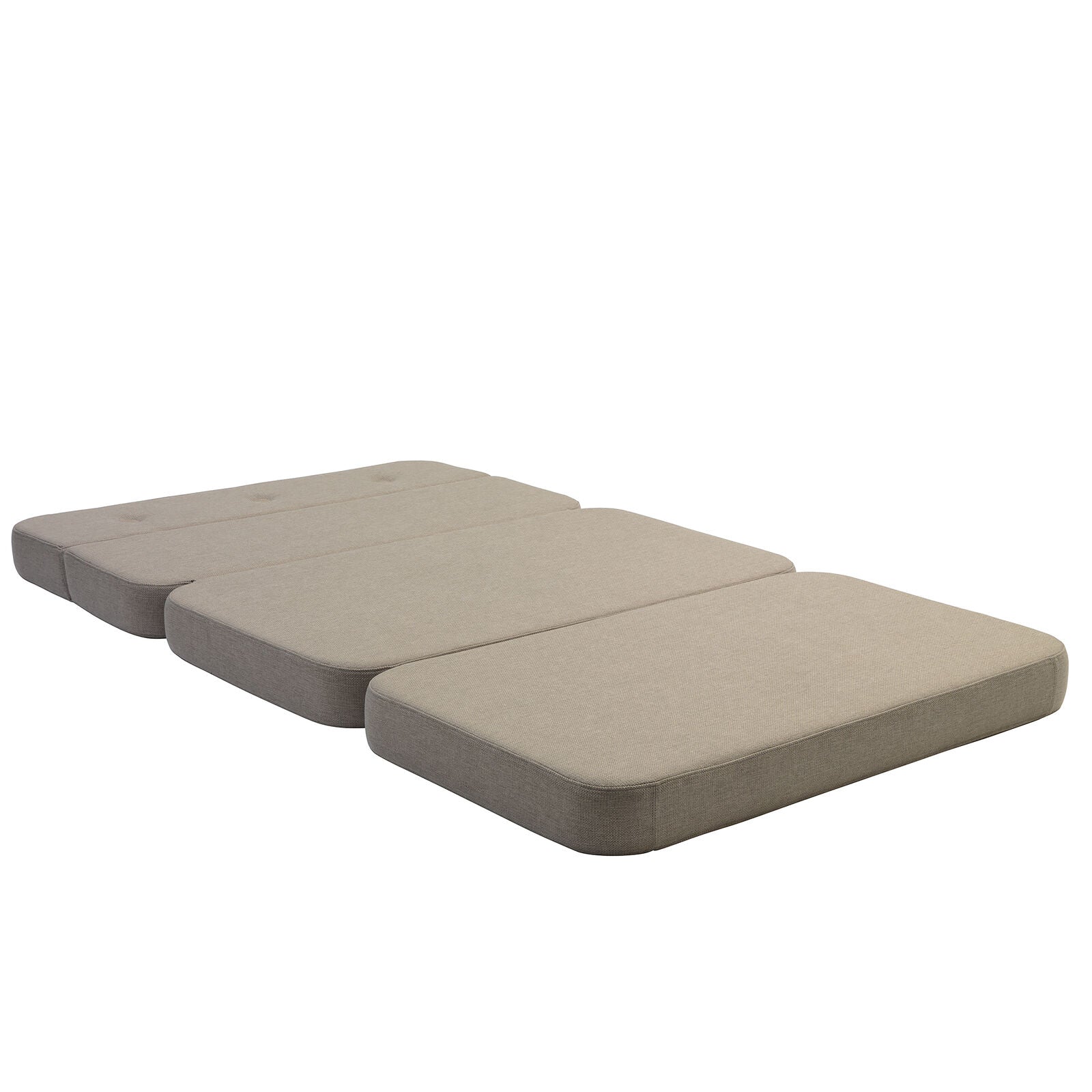 By KlipKlap KK 3 Fold Sohva 120 cm Hiekka w. Hiekka