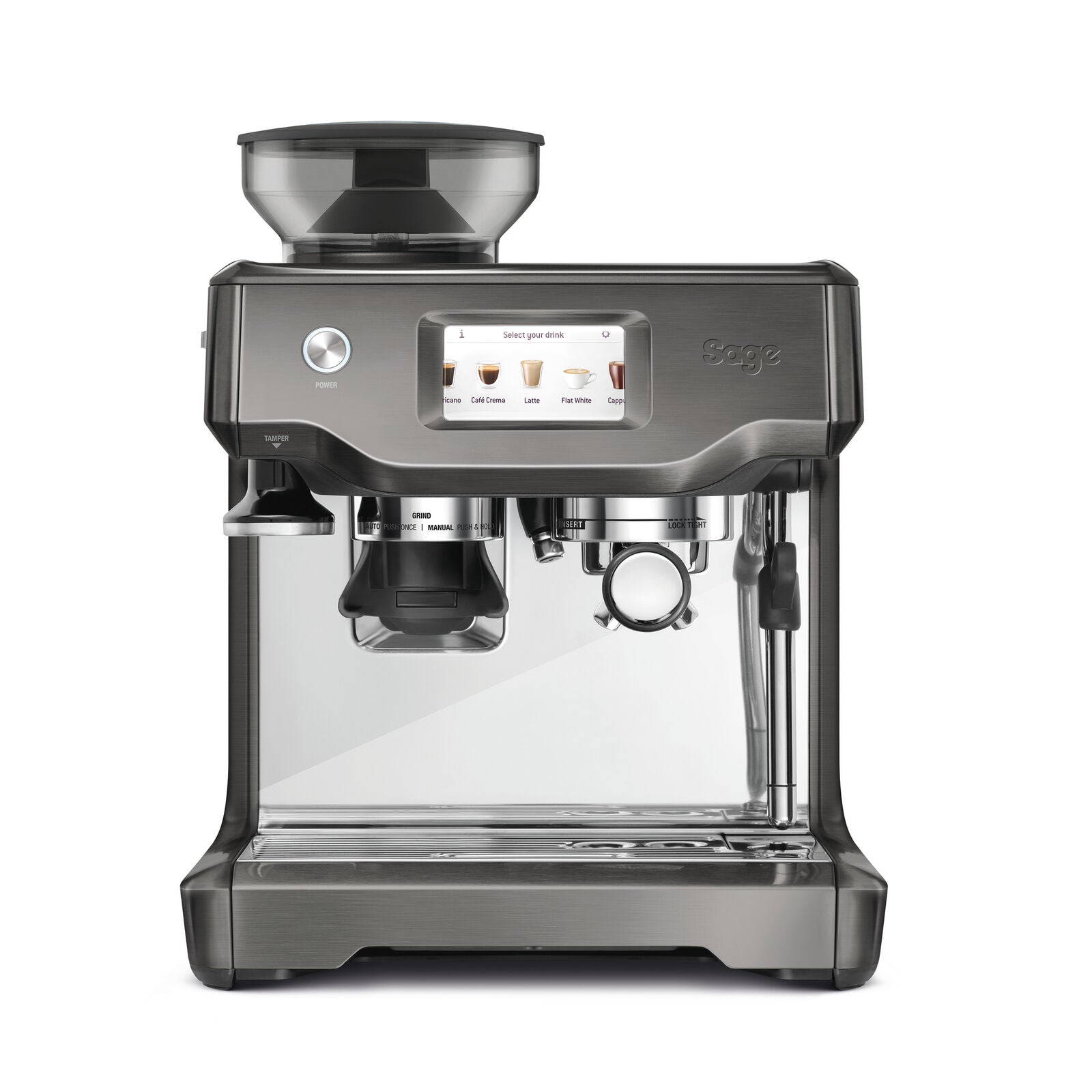 Sage SES 880 BST Espressomaskine Sort stål