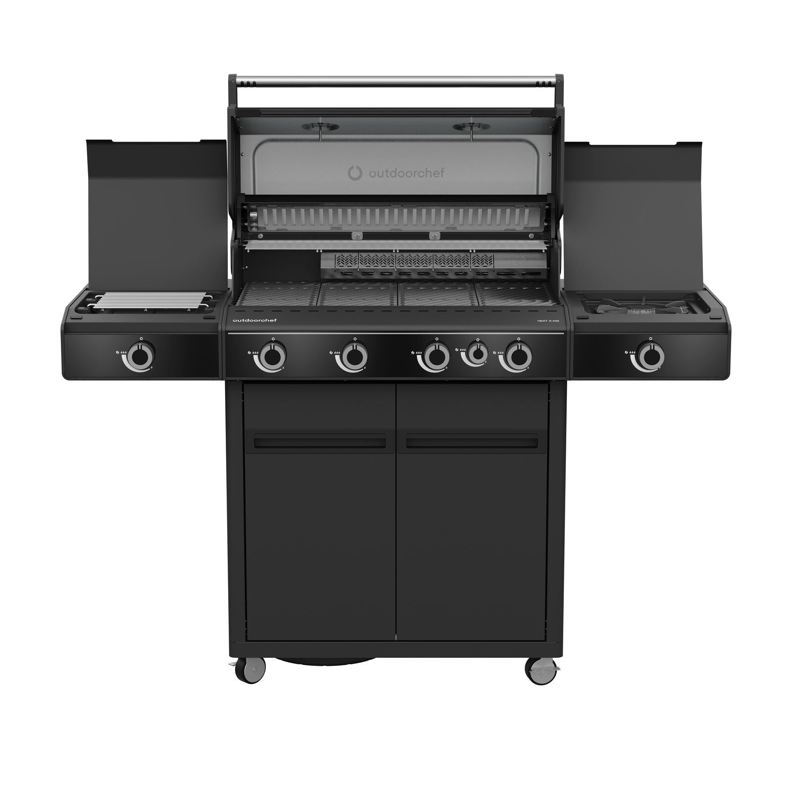Outdoorchef BBQ STATION HEAT X-445 30MBAR Gas BBQ Black