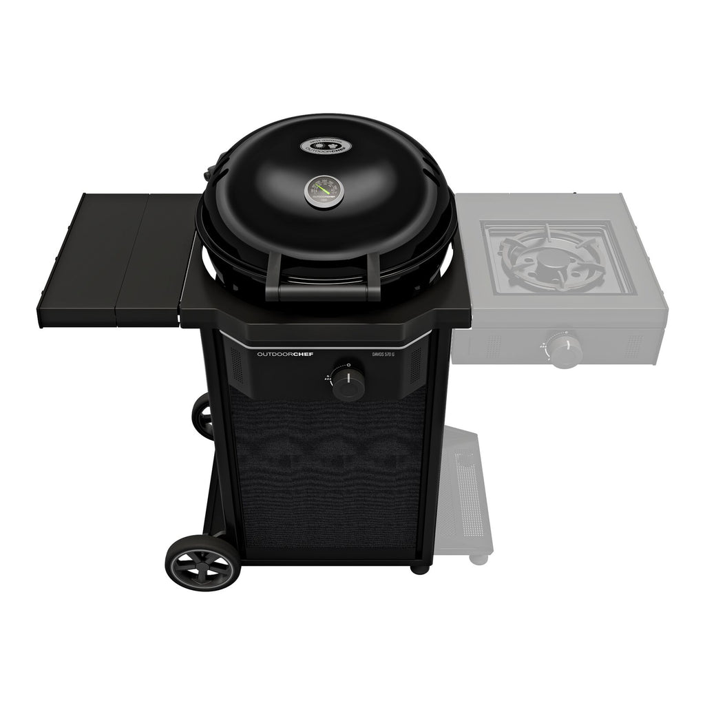 Outdoorchef Davos 570 G Pro 30MBAR UK Gas BBQ Black