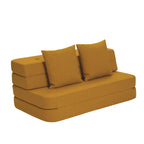 By KlipKlap KK 3 Fold Sofa 120 cm Sennep m. Sennep