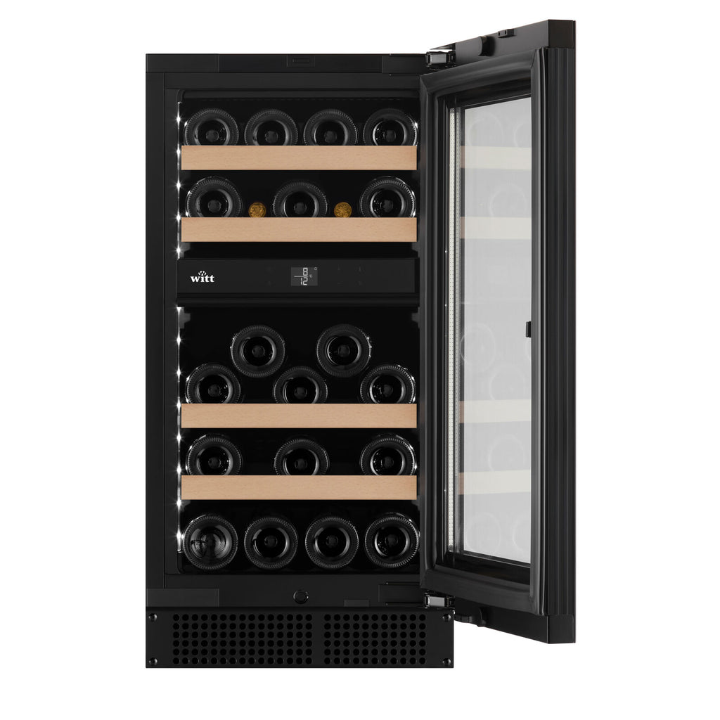 Witt WU4070P-2B29 Tabletop wine cabinet Black