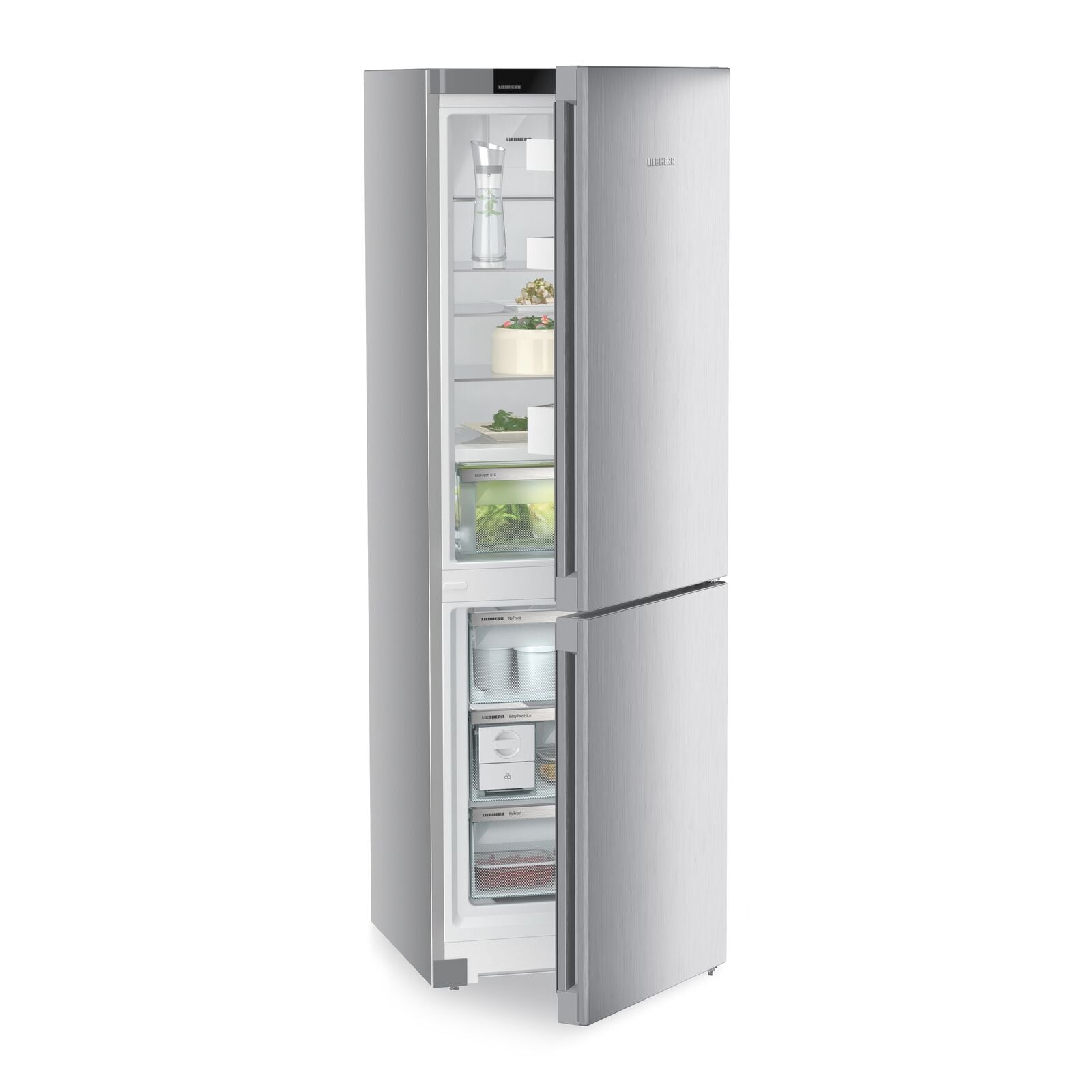 Liebherr CBNsfc 522i-20 001 Fridge/freezer Stainless Steel Look