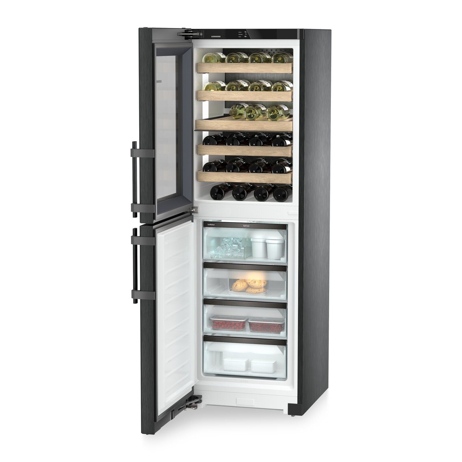 Liebherr Peak SWNbsd 529i-20 001 Fridge/freezer Black steel