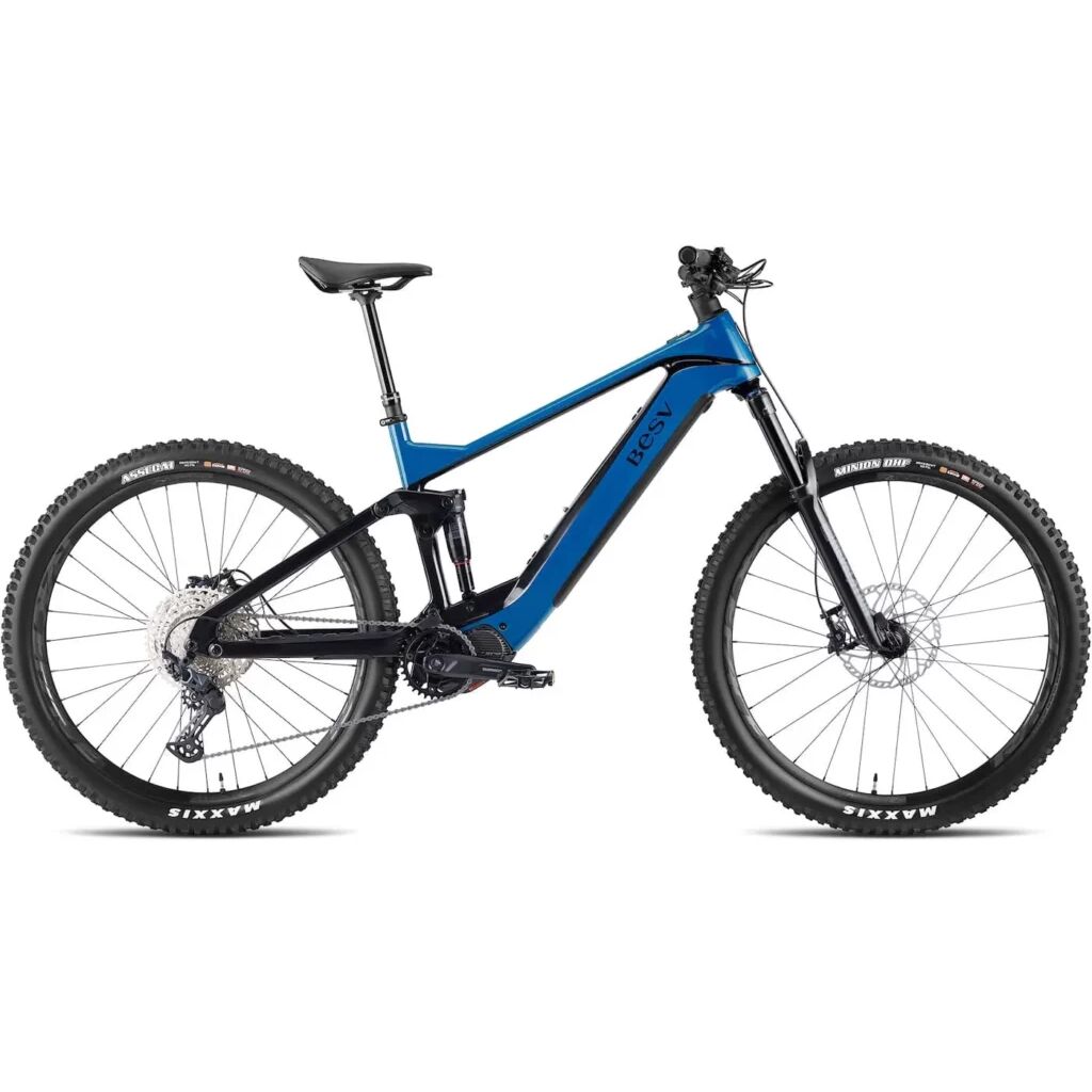 BESV TCA 1.1 MY23 FS-Step Over 430 Medium el-MTB River Blue med Night Black
