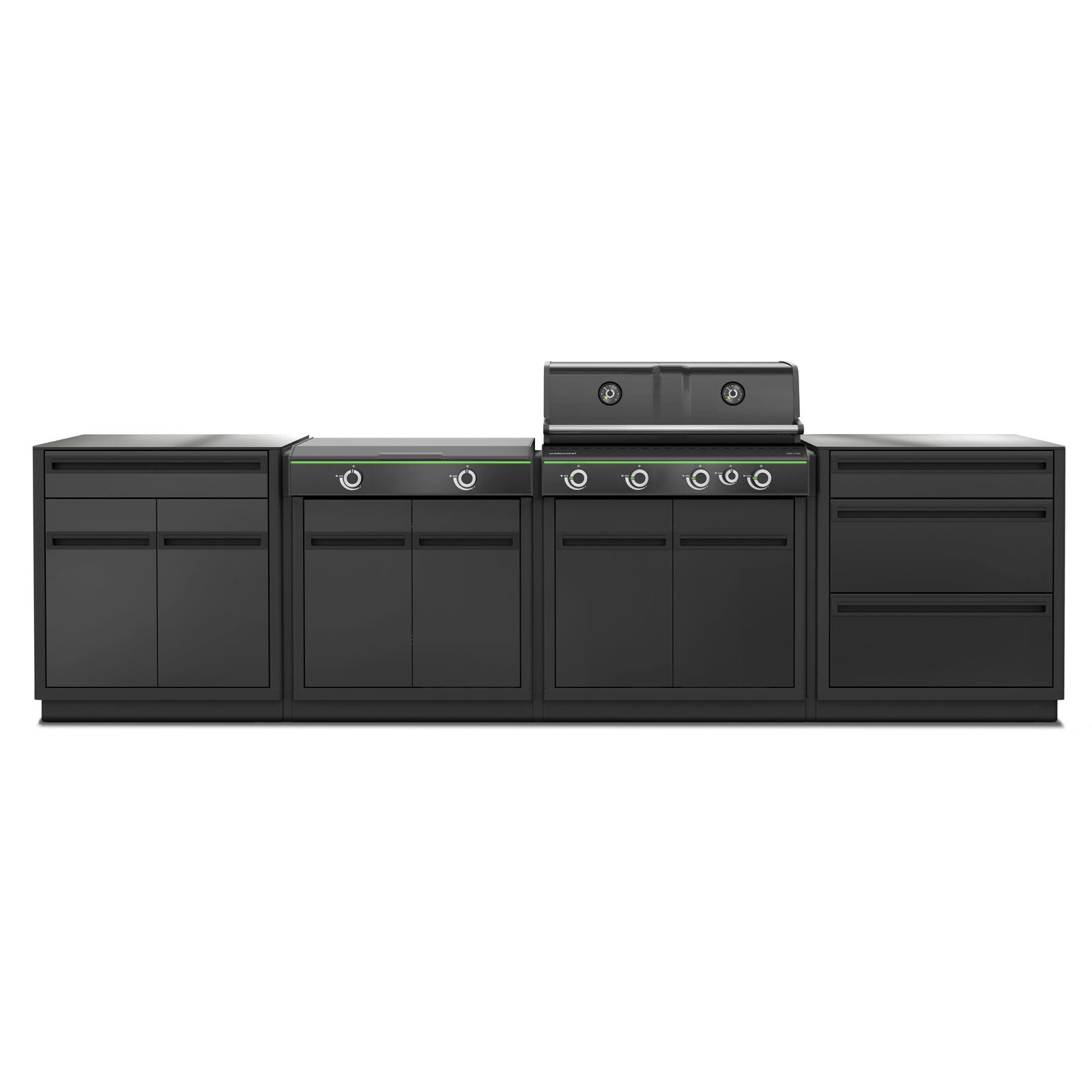 Outdoorchef KITCHEN HEAT X-415/245 30MB EDELST Gas BBQ Black