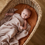 By KlipKlap Swaddle Old Rose