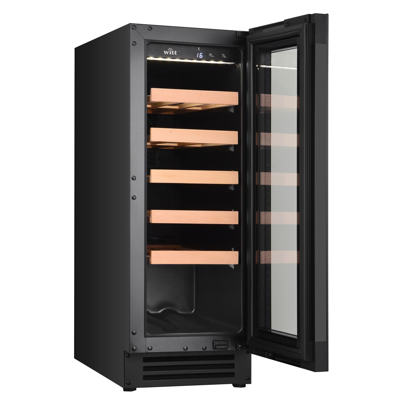 Witt WCU3082-1BG Tabletop wine cabinet Black