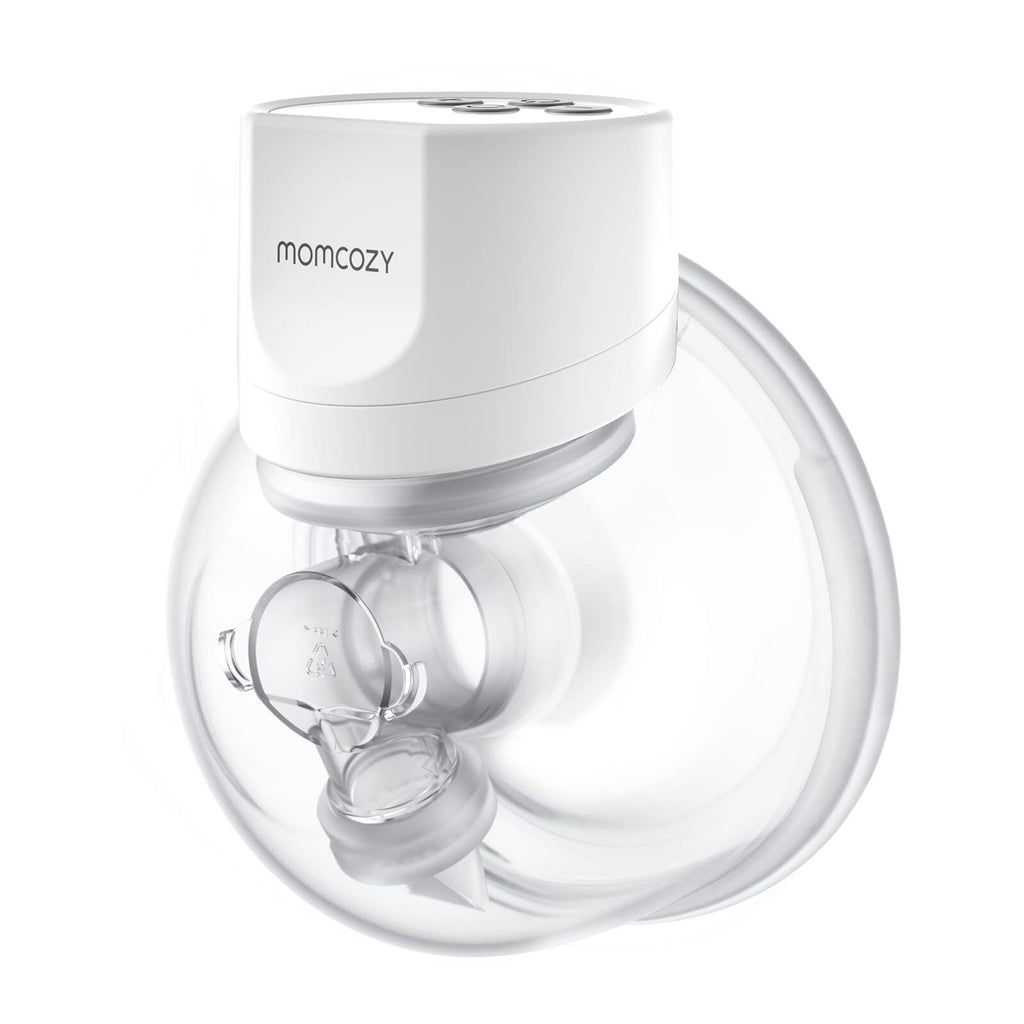 Momcozy S12 Pro Dubbelpack Bärbar Bröstpump Grå