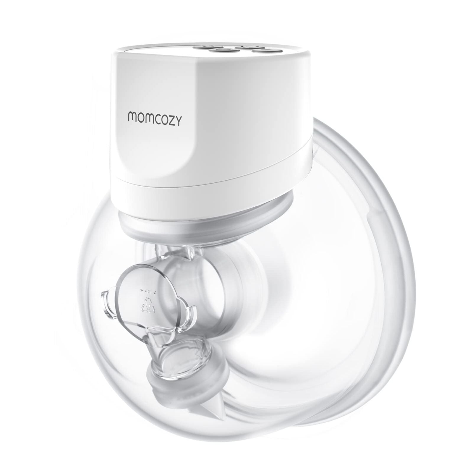 Momcozy S12 Pro Dubbelpack Bärbar Bröstpump Grå