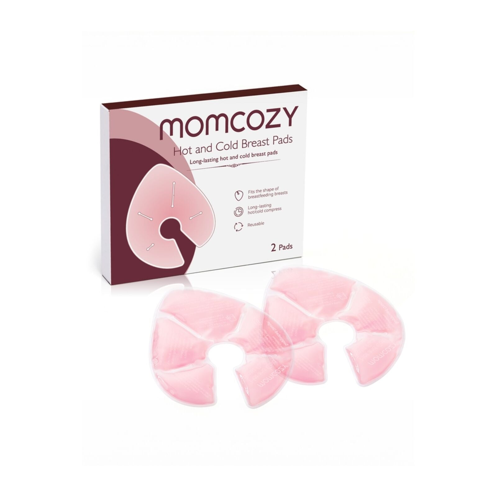 Momcozy Store Genanvendelige Brystterapi-Varme-/Kølepakker