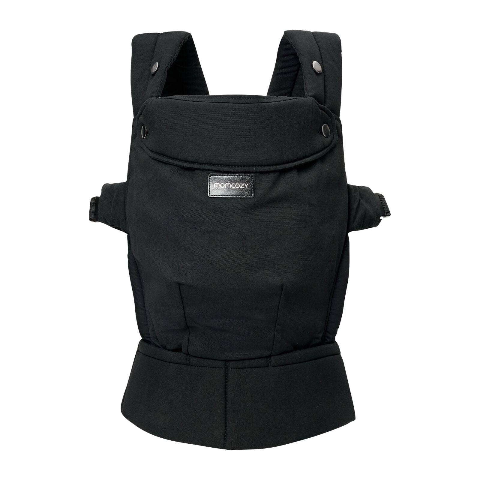 Momcozy PureHug Cotton Soft Structured Carrier Black