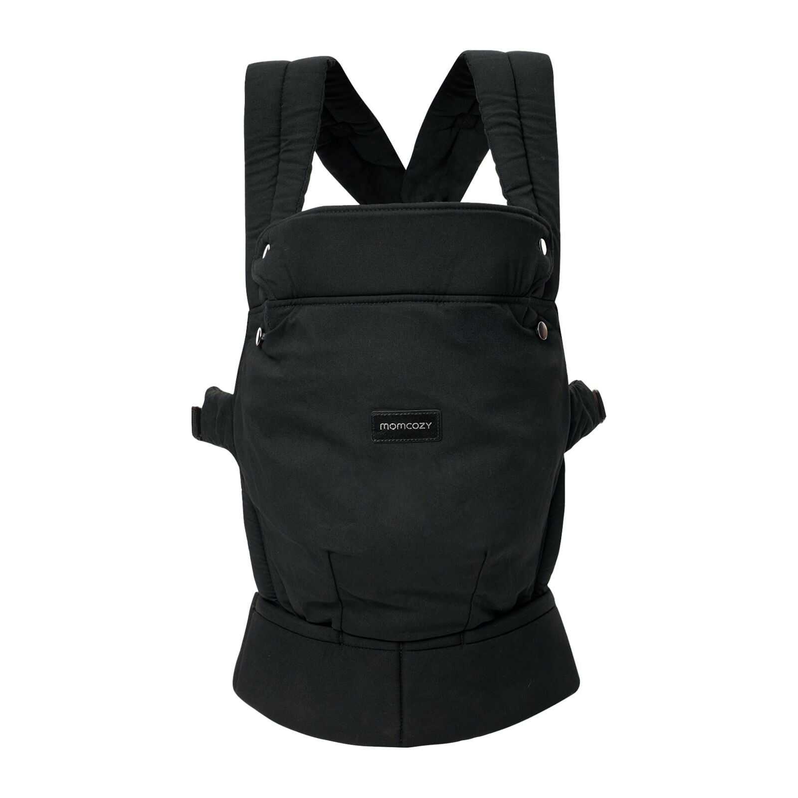 Momcozy PureHug Cotton Soft Structured Carrier Black