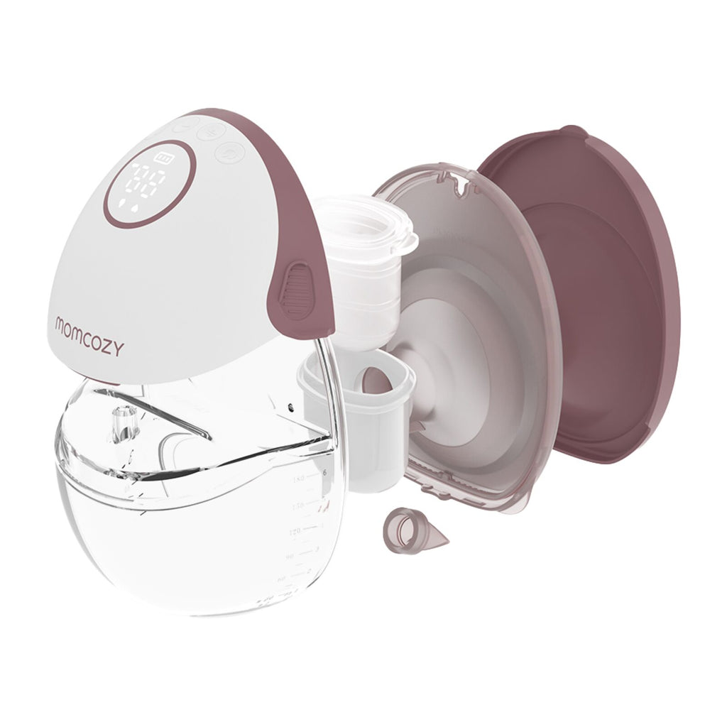 Momcozy M6 Enkel Pakke Bærbar Brystpumpe Rød