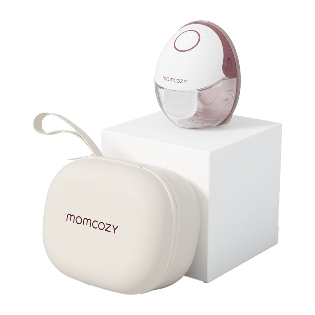 Momcozy M6 Enkel Pakke Bærbar Brystpumpe Rød