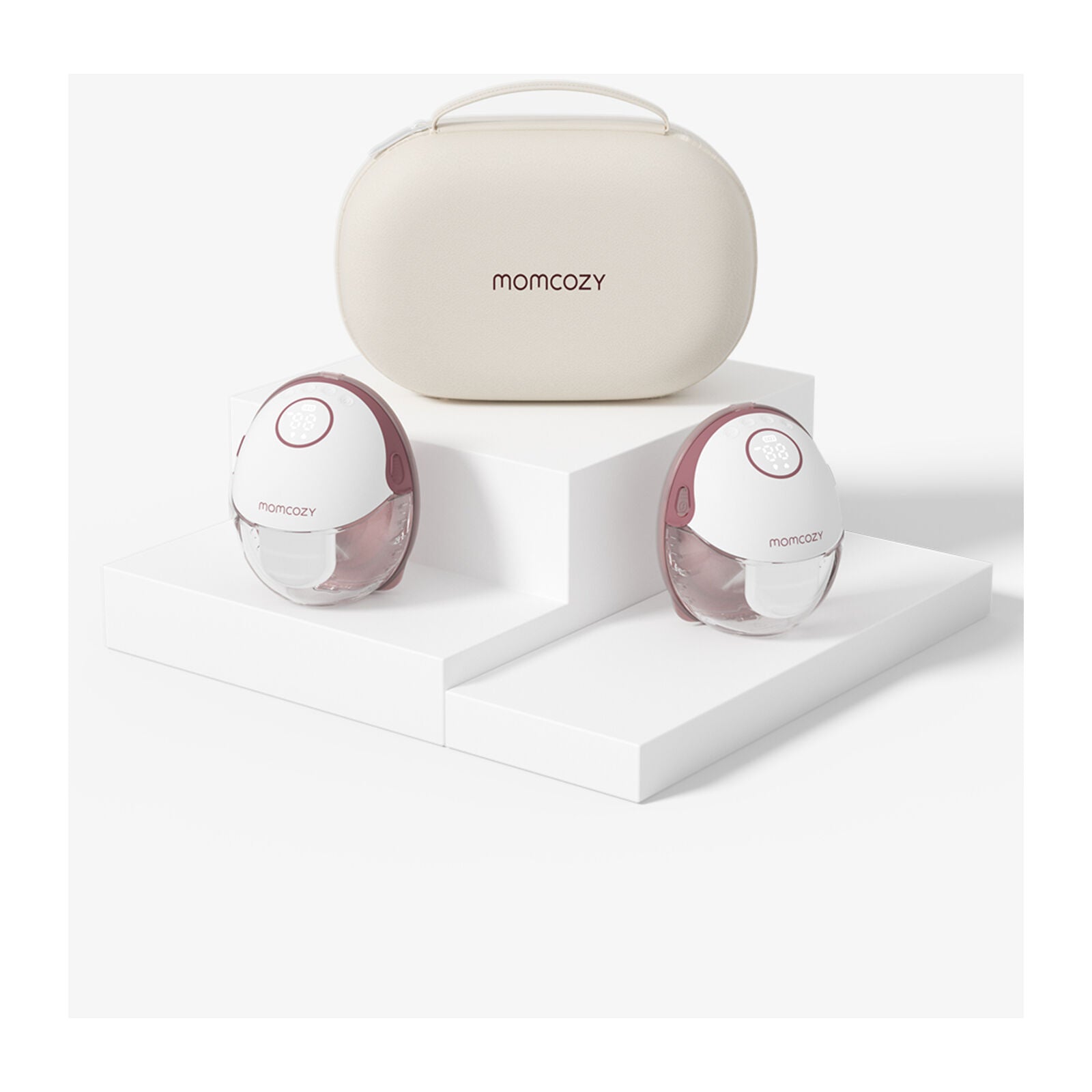 Momcozy M6 Double Packs Wearable Breast Pump Red