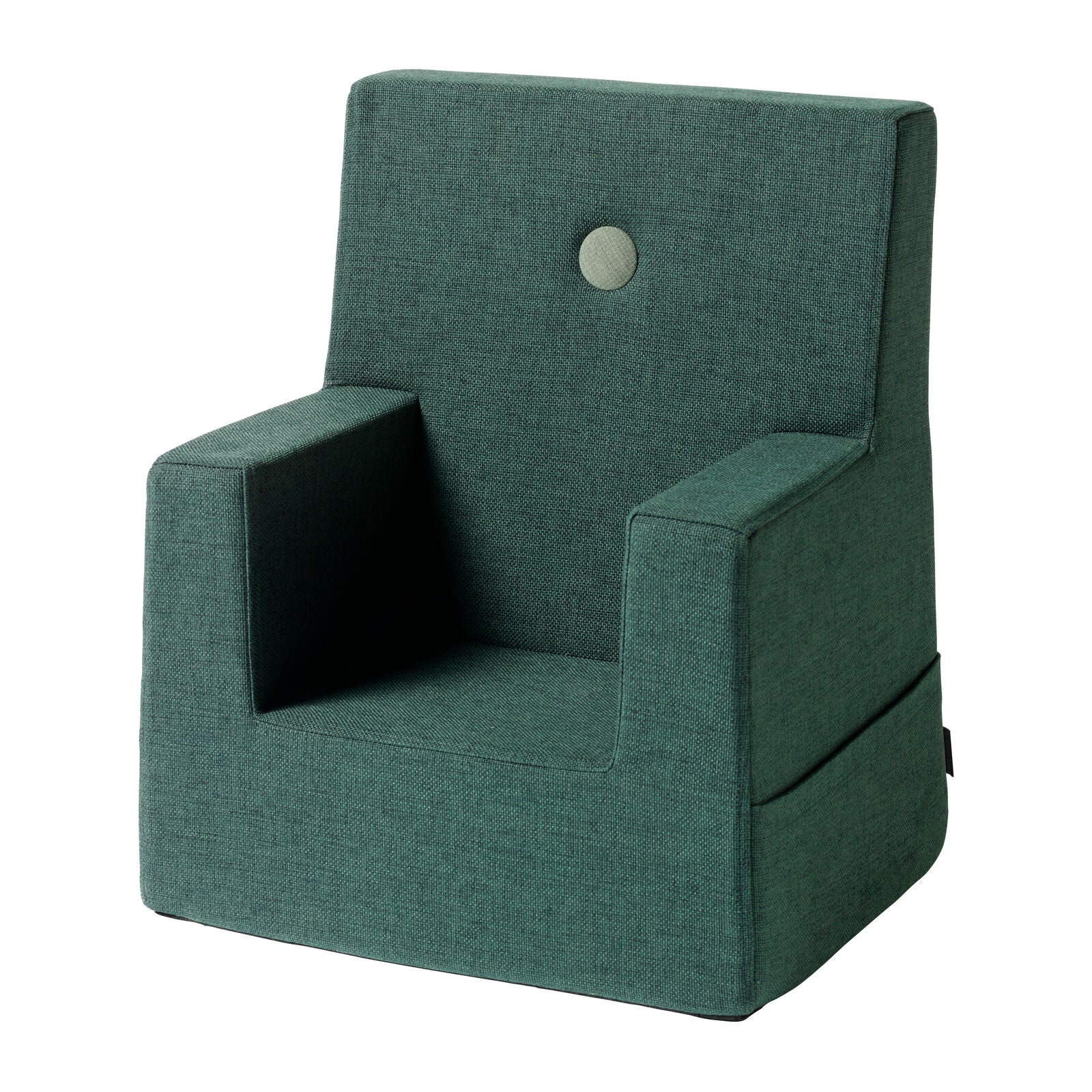 By KlipKlap KK Kids Chair Deep Green w. Light Green