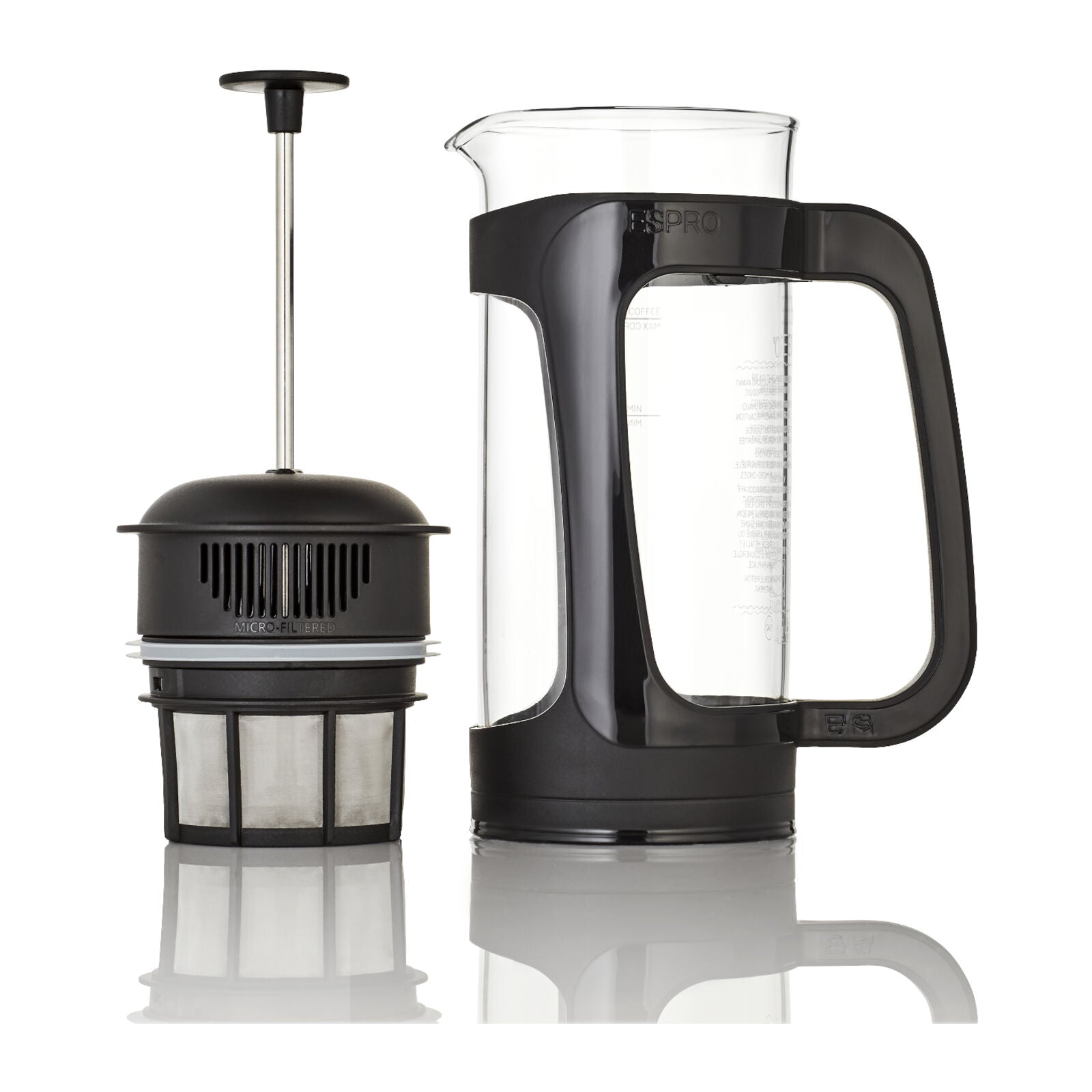 Espro P3 1418C-BK stempelkande glas
