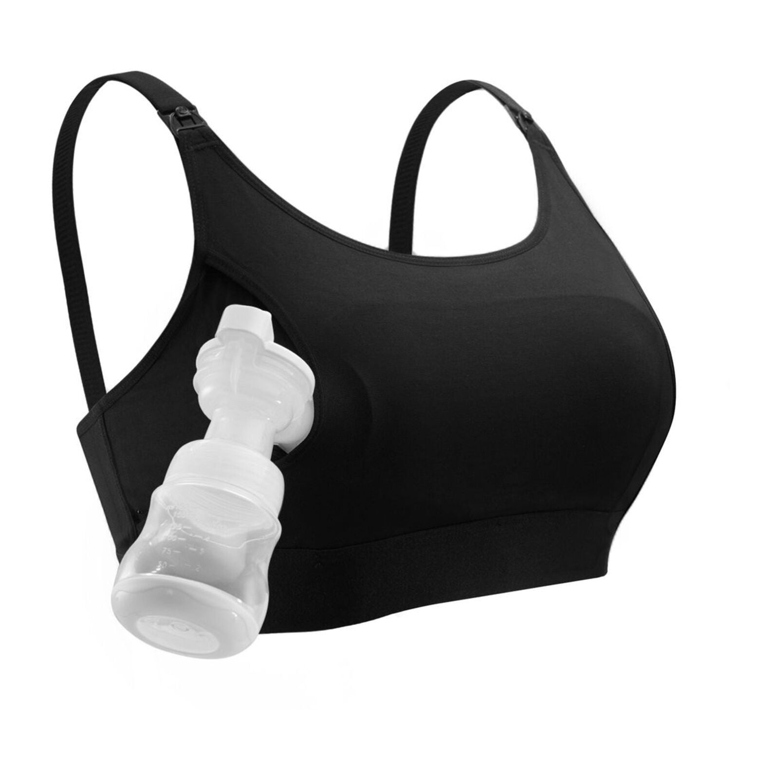 Momcozy YN08 2XL Hands-Free Pumping Bra Black