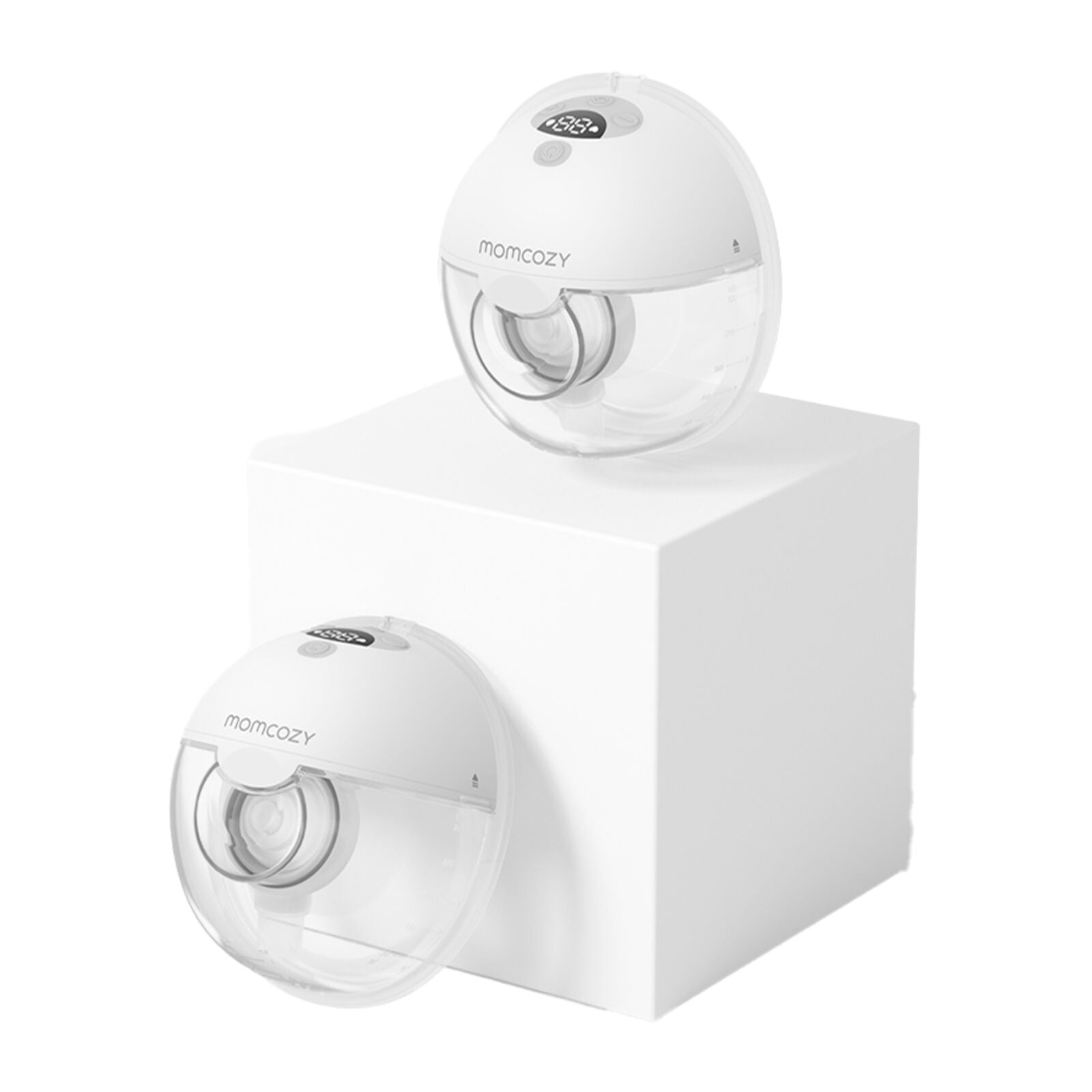 Momcozy M5 Double Packs Wearable Breast Pump Grey