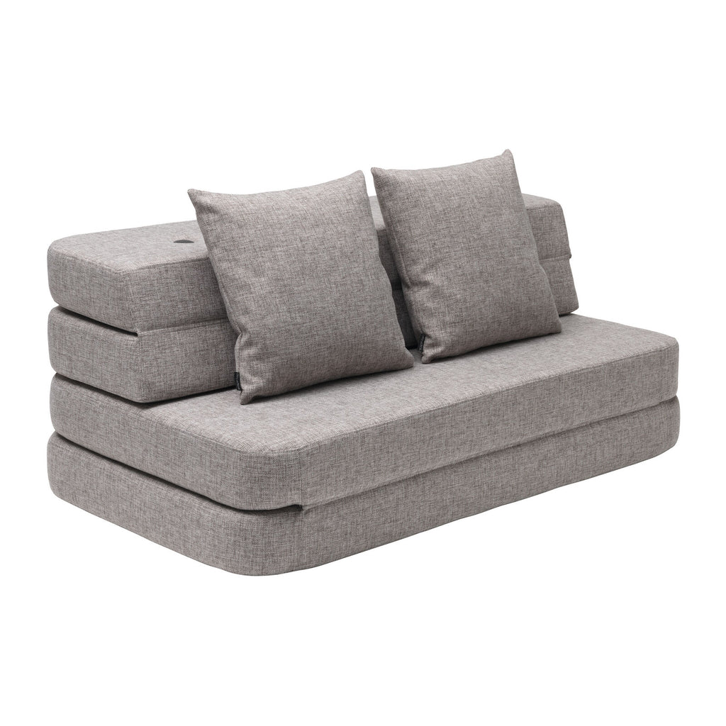 By KlipKlap KK 3-Faldig Soffa 120 cm Multi Grå med Grå
