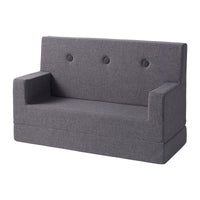 By KlipKlap KK Kids Sofa Blue Grey w. Grey
