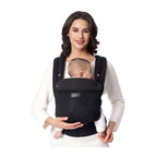 Momcozy Newborn to Toddler Air Mesh Soft Structured Carrier Black