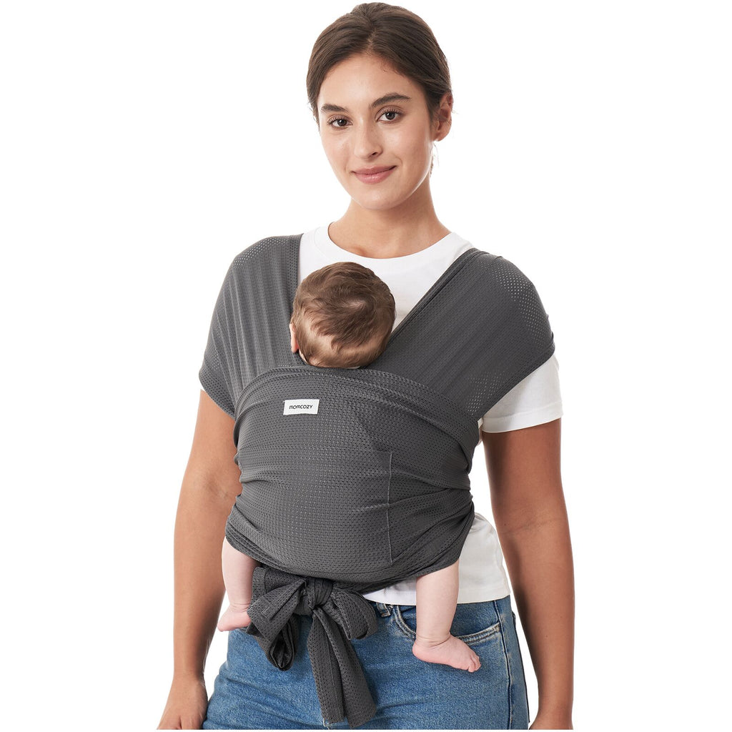 Momcozy Nyfødt til Småbarn Air Mesh Myk Bæreselle Grå