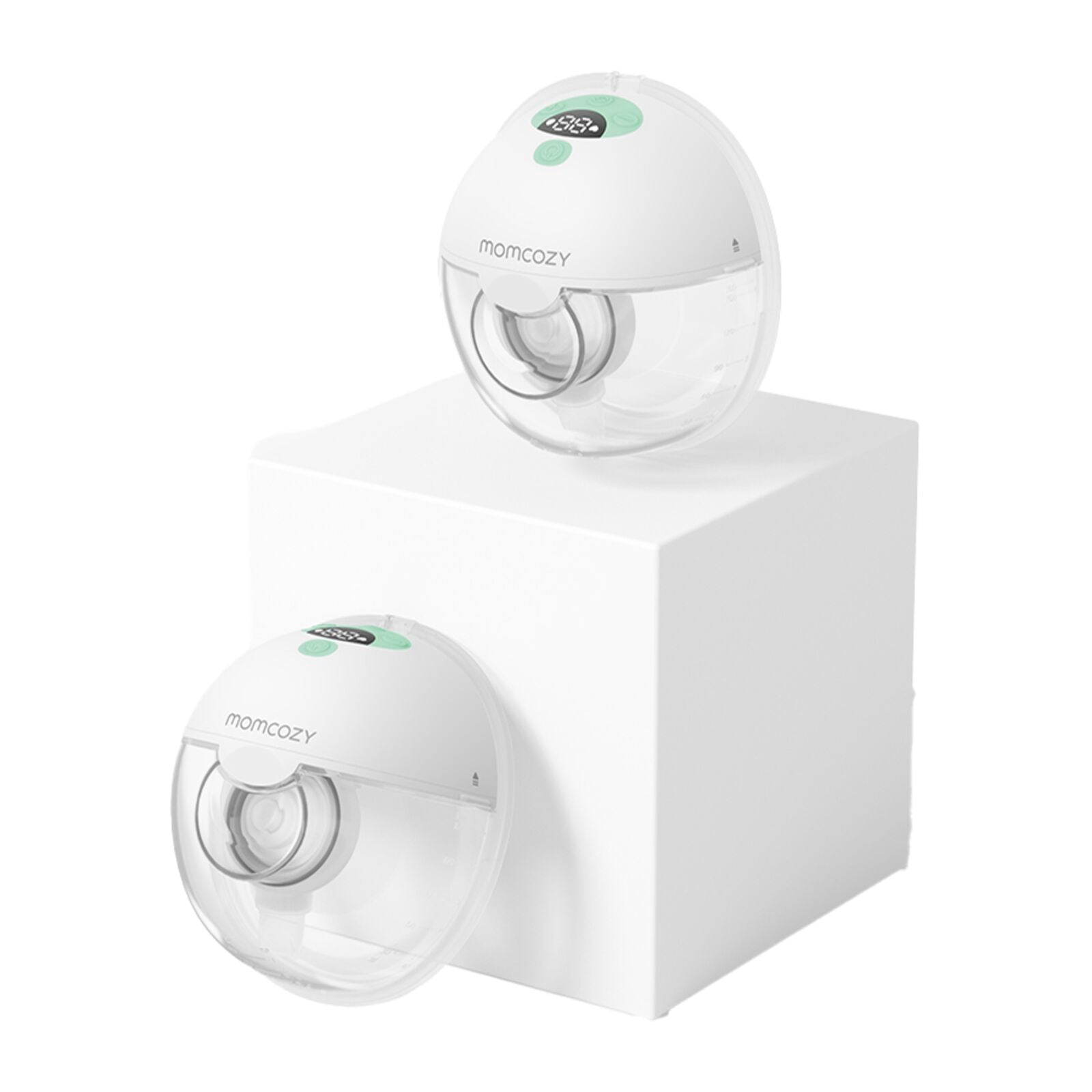 Momcozy M5 Dobbeltpakke Bærbar Brystpumpe Grønn