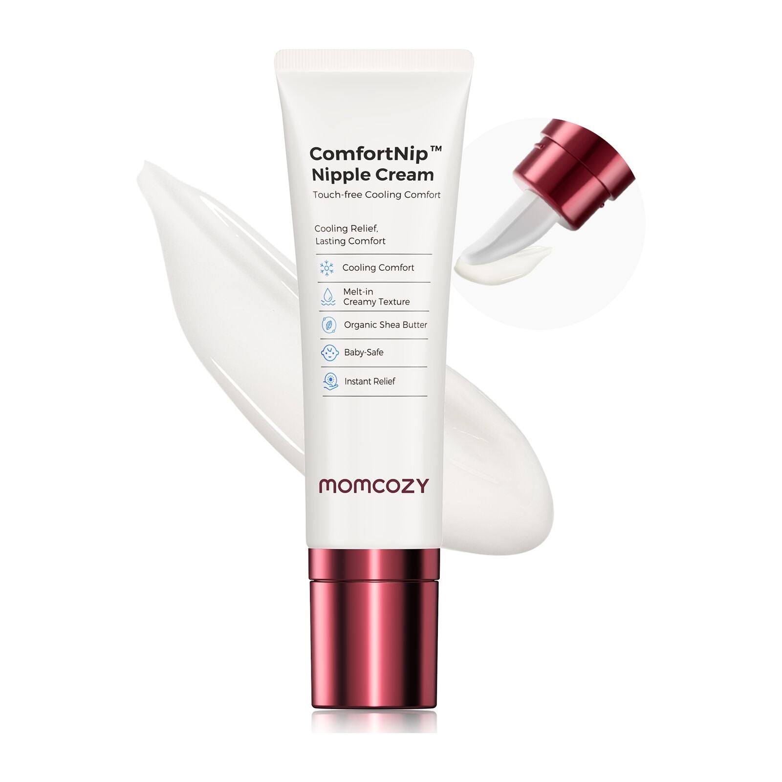 Momcozy 100 % luonnollinen vegaaninen lanoliiniton nännivoide