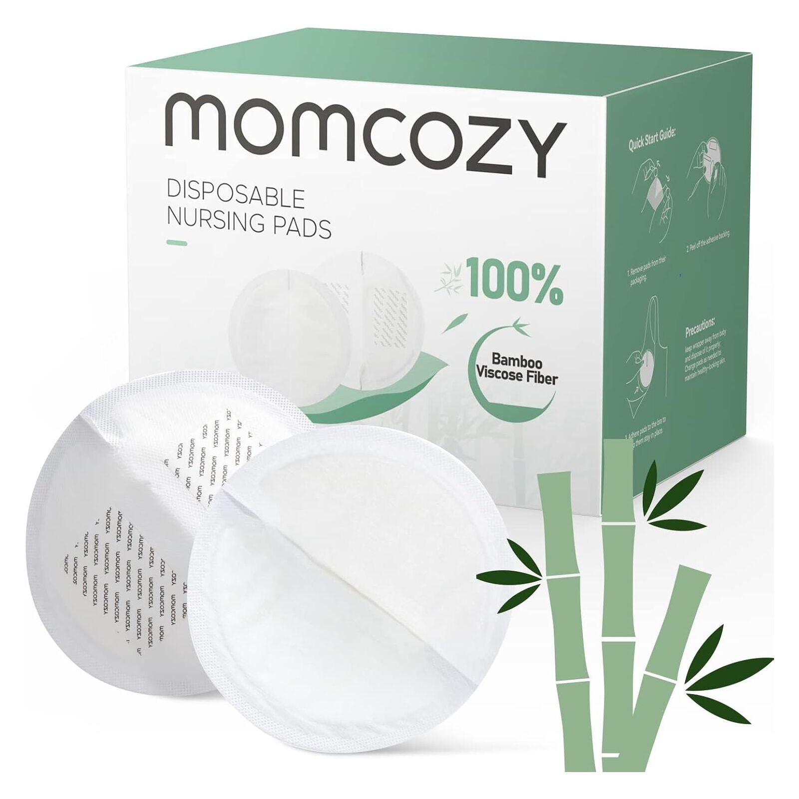 Momcozy Bambusfiber Engangs - 80 Styk Ammeindlæg