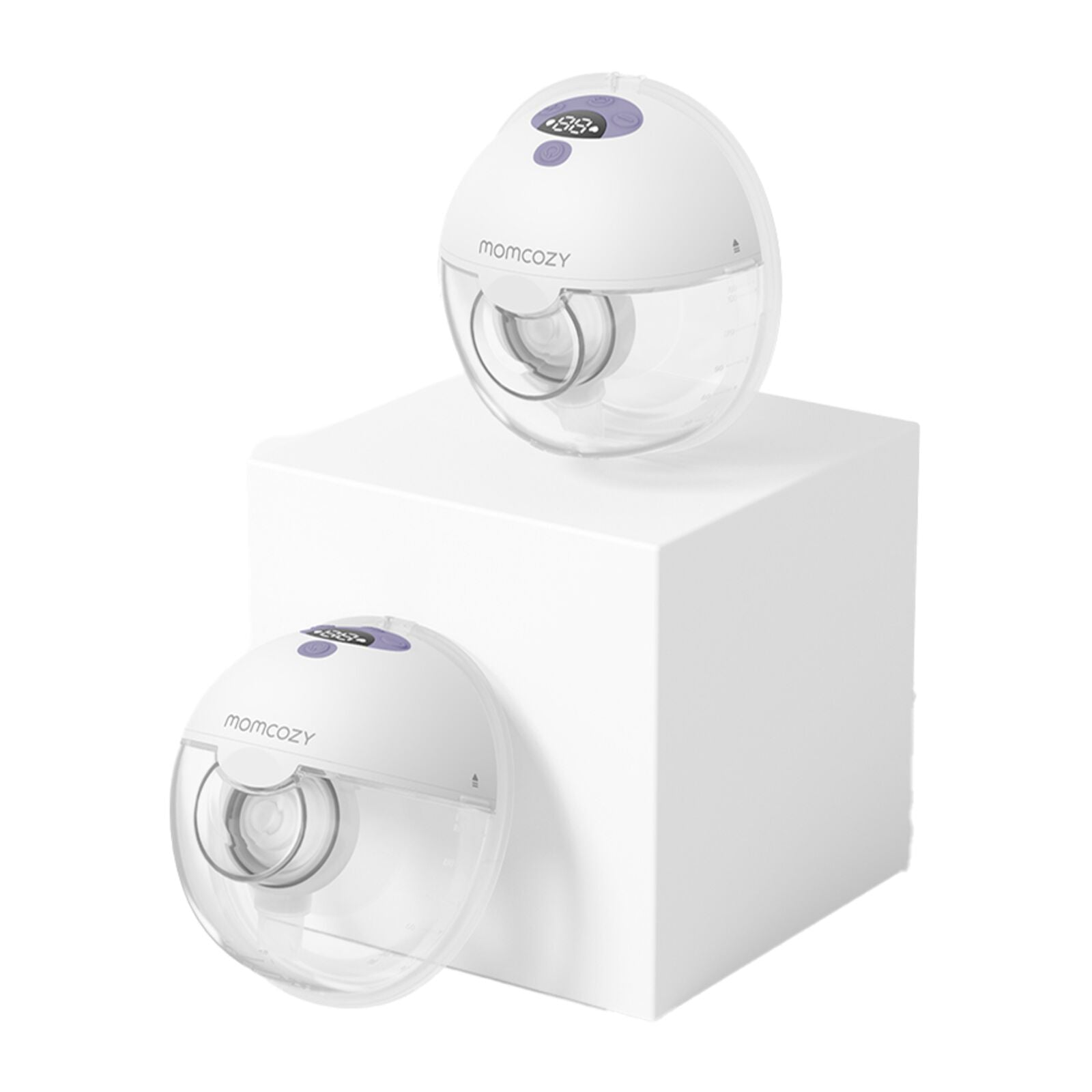 Momcozy M5 Double Packs Wearable Breast Pump Purple