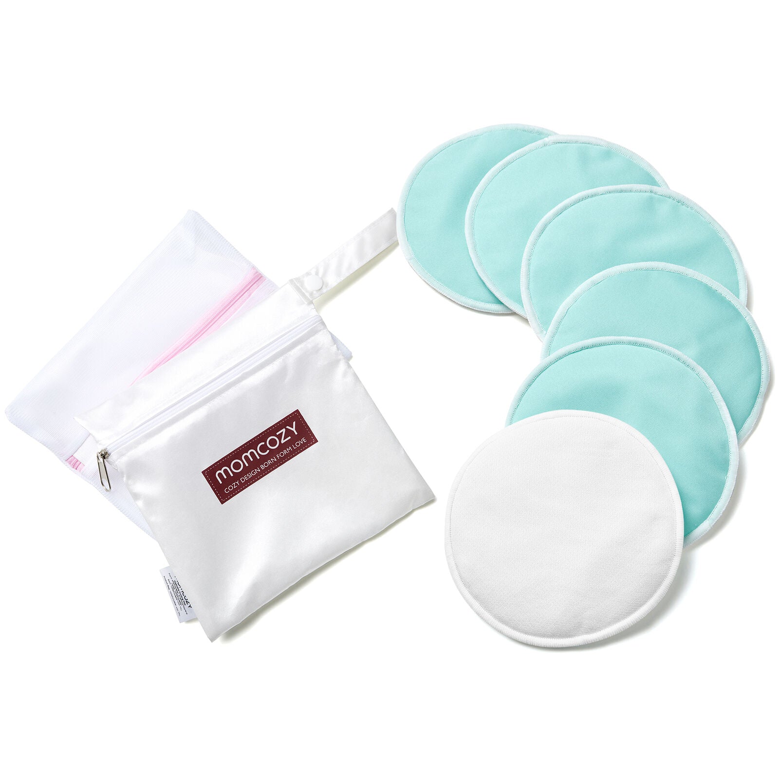 Momcozy Reusable 6 Pack Thin Nursing Pad
