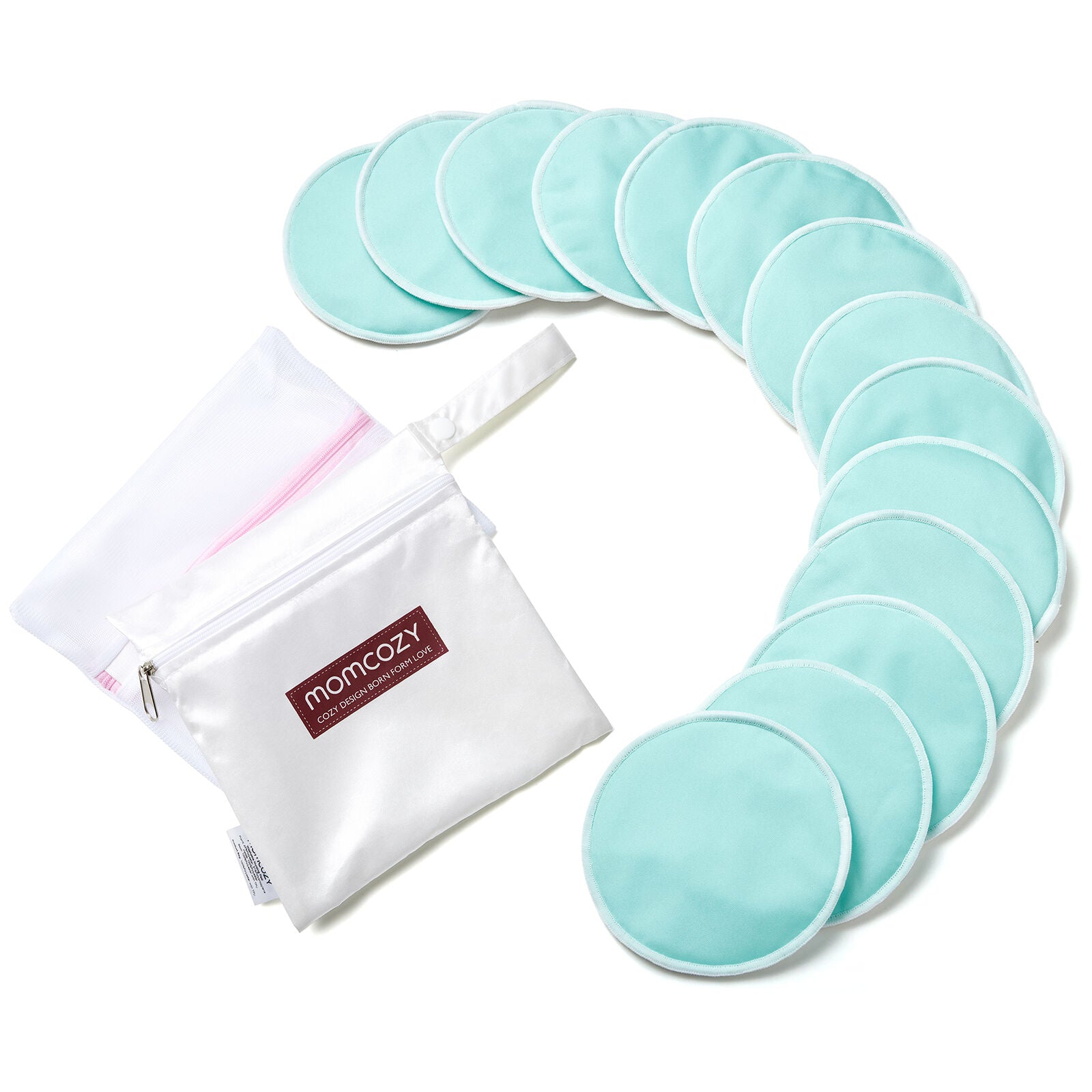 Momcozy Reusable 14 Pack Thin Nursing Pad