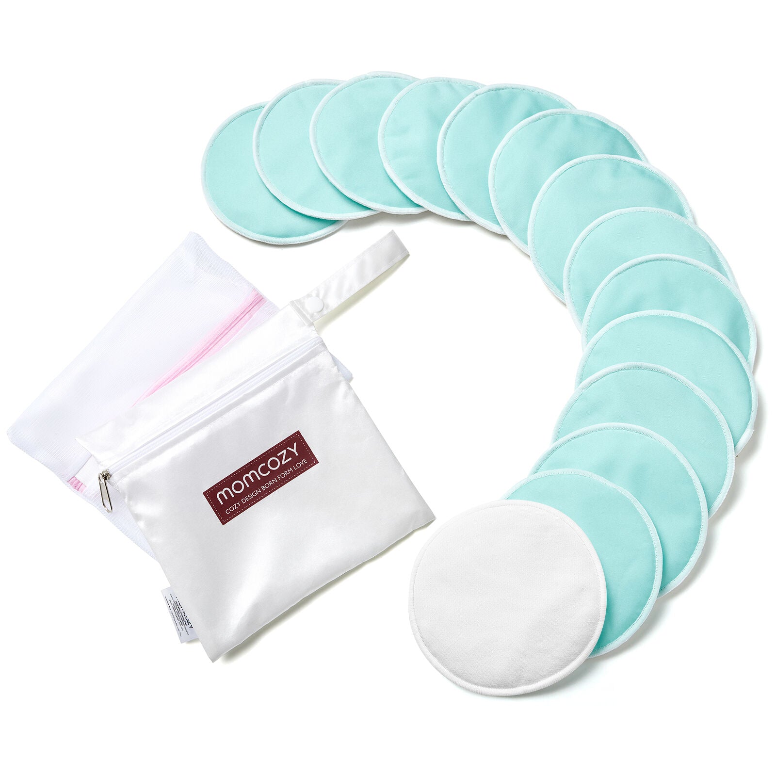 Momcozy Reusable 14 Pack Thin Nursing Pad
