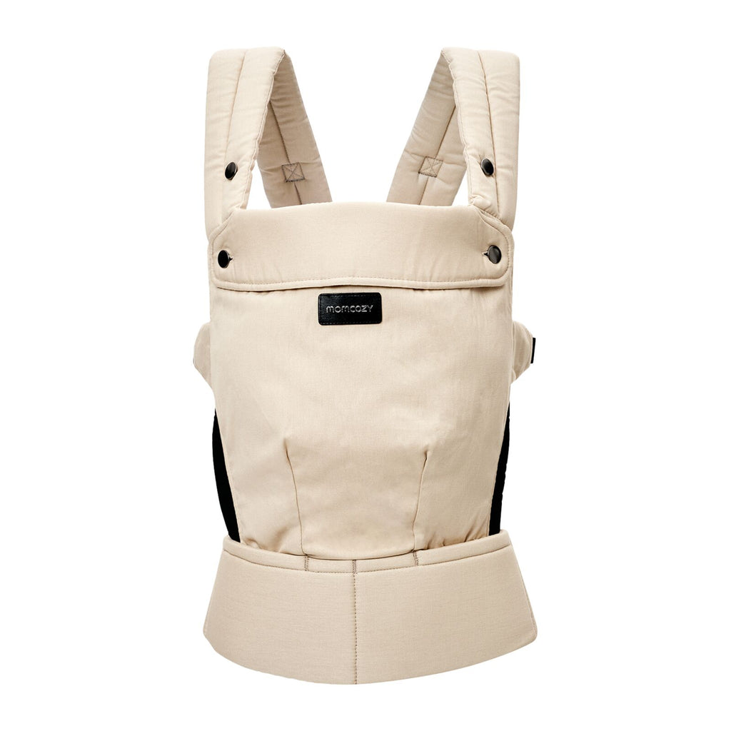 Momcozy PureHug Cotton Soft Structured Carrier Khaki