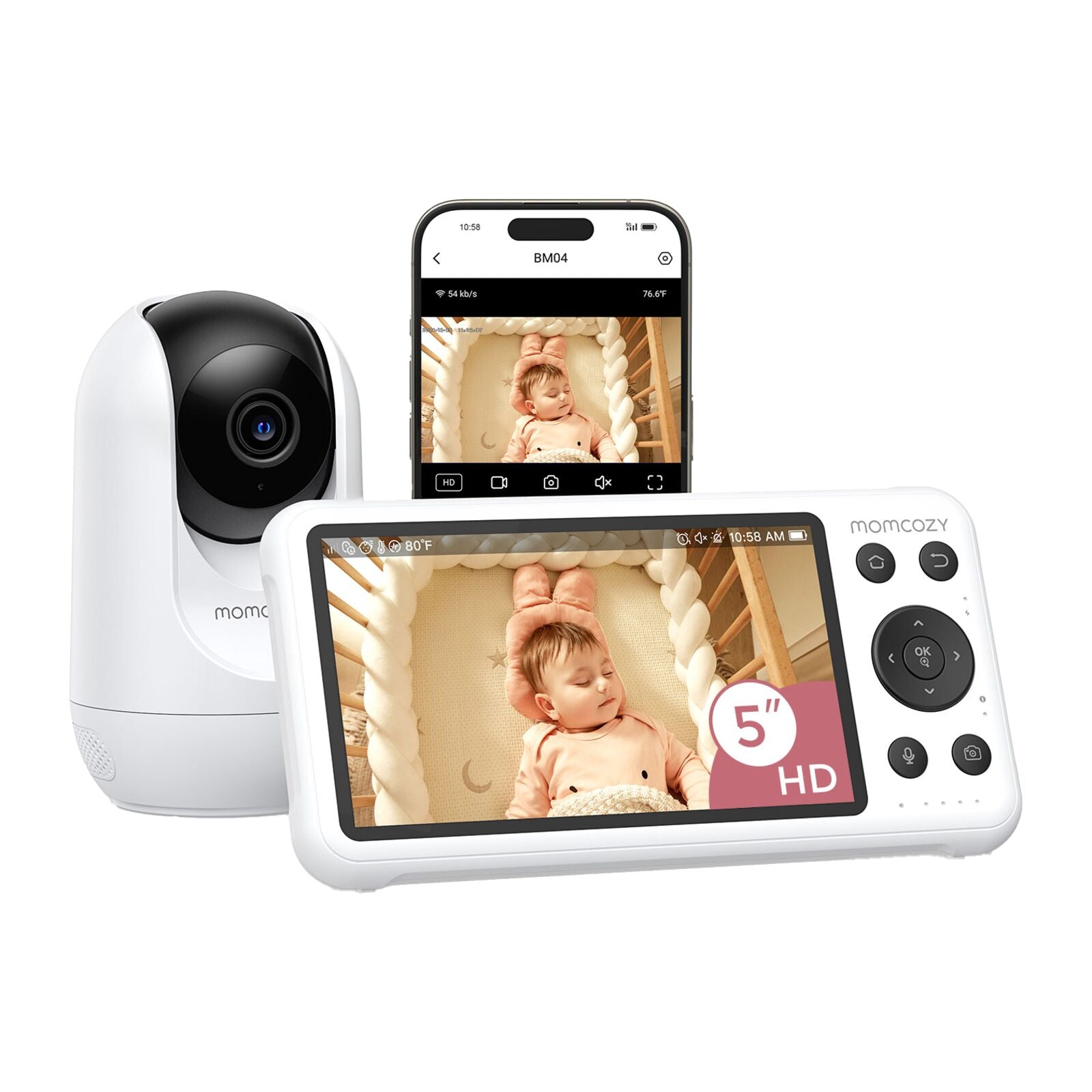 Momcozy BM04 Smart WiFi Video