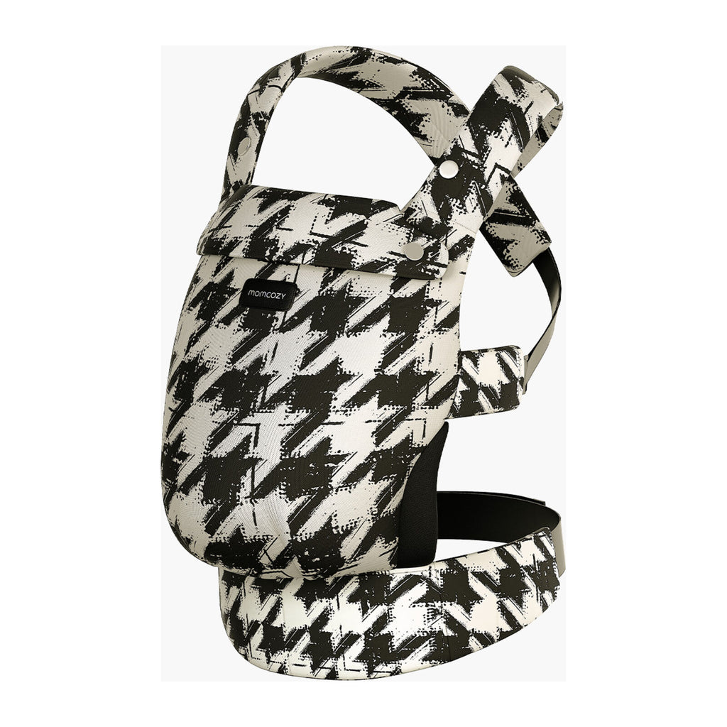 Momcozy PureHug Cotton Soft Structured Carrier Houndstooth