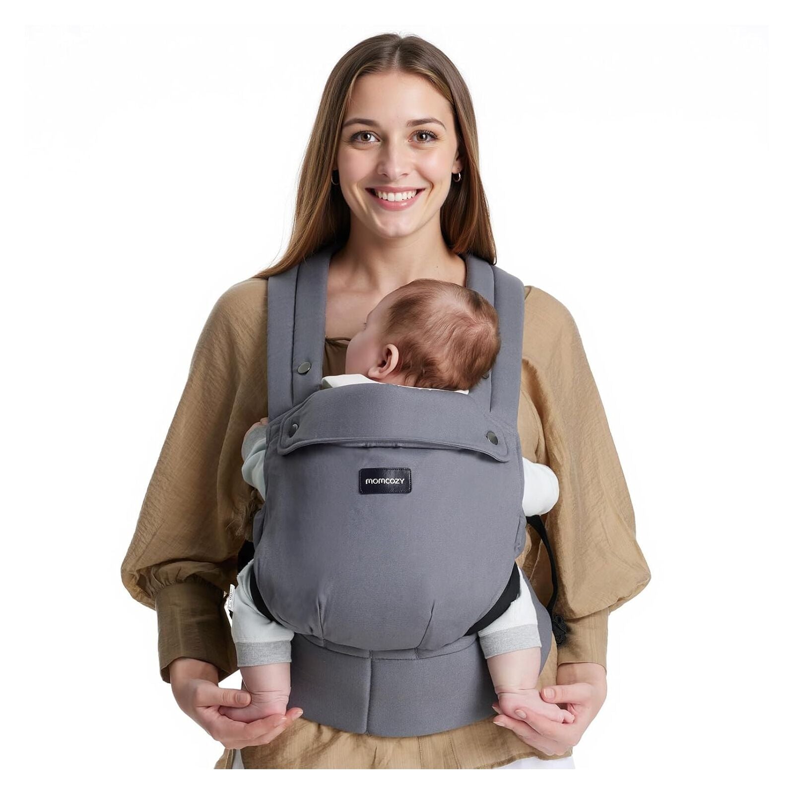 Momcozy Baby Hip Seat Carrier Grey