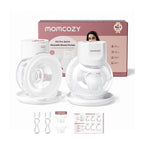 Momcozy S12 Pro+ Dobbeltpakke Bærbar Brystpumpe Hvid