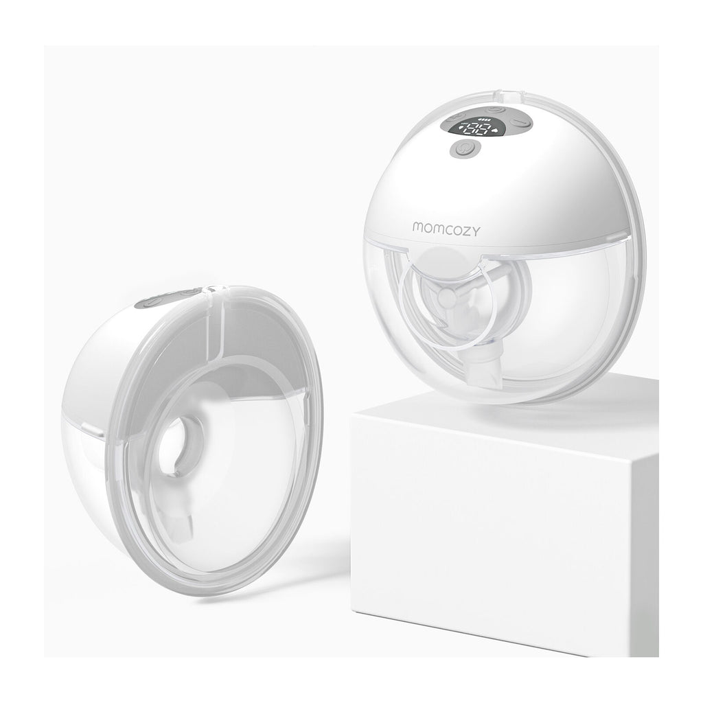 Momcozy M5 Smart Dobbeltpakke Bærbar Brystpumpe Grey