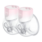 Momcozy S12 Pro+ Double Pack Wearable Breast Pump Pink