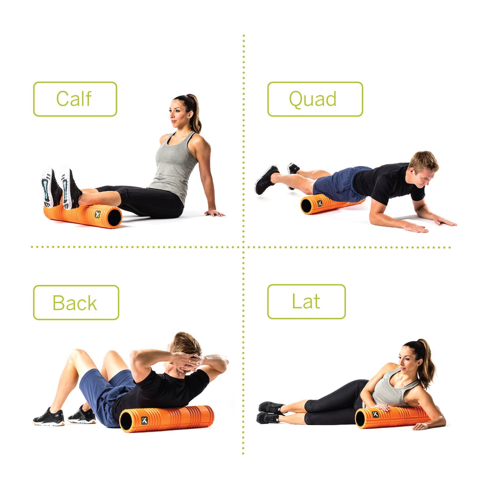 Trigger Point Therapy GRID 2.0 Orange Foamroller Orange