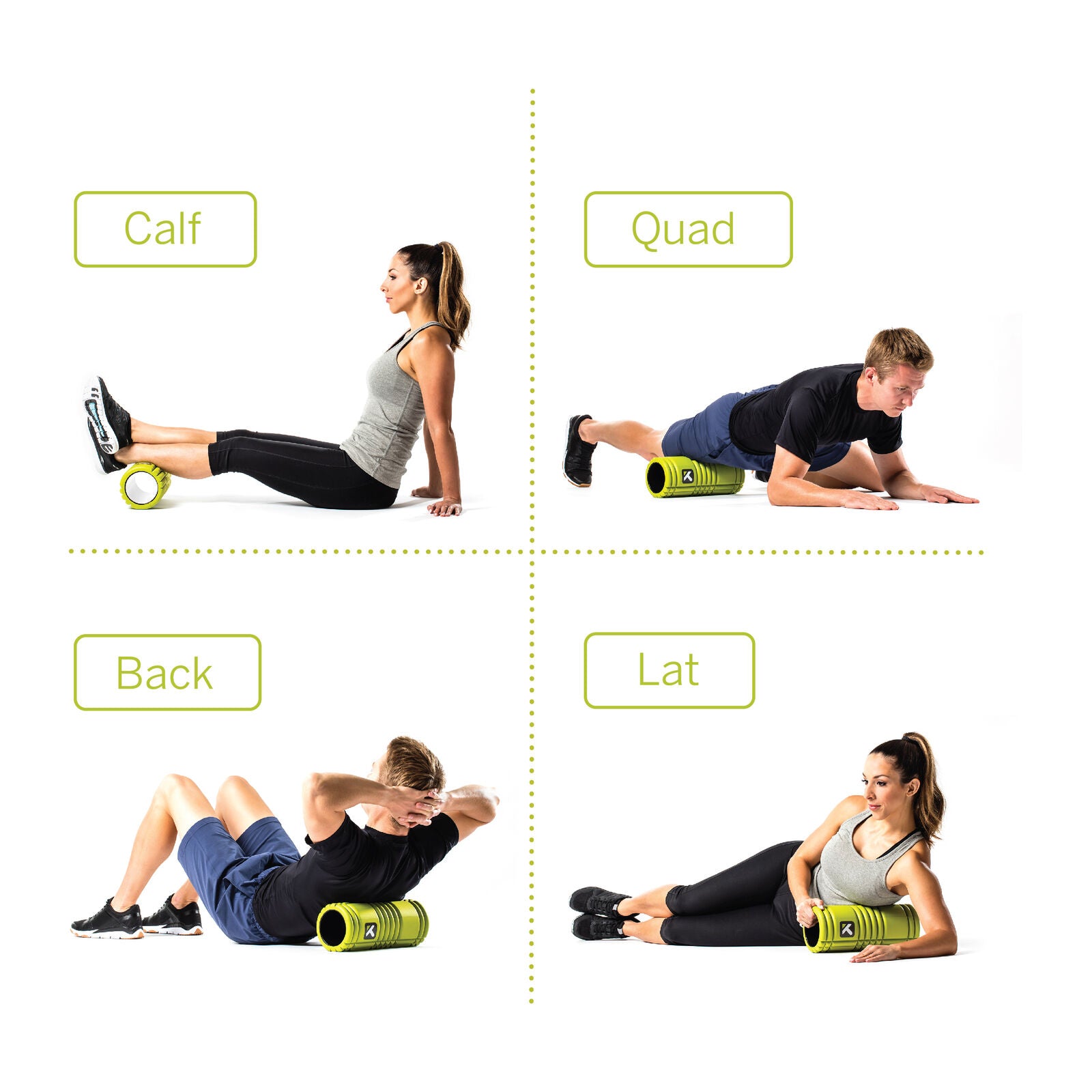 Trigger Point Therapy GRID 1.0 Lime Foamroller Lime