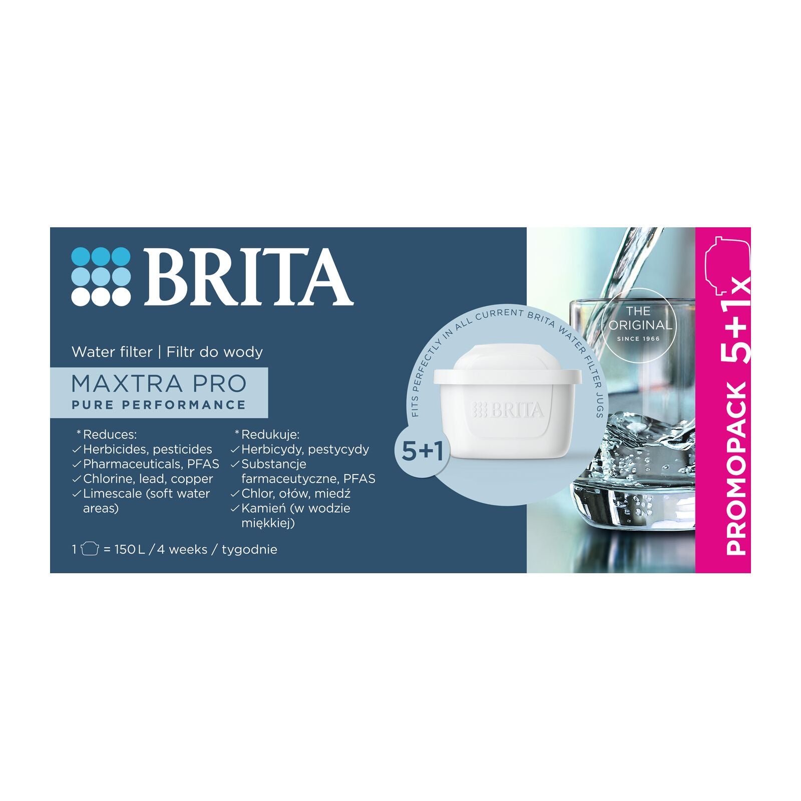 Brita Pakkaus 6 (5+1) All-in-1 Vedenpuhdistin